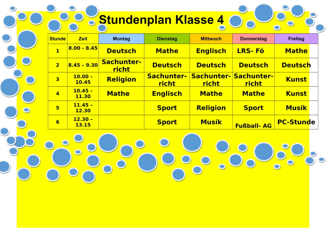 Grundschule Wilgersdorf | Klasse 4